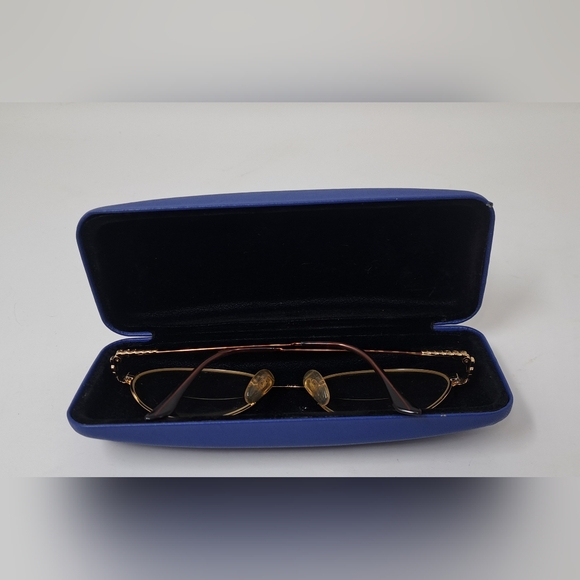 Yves Saint Laurent Women's Glasses Gold Metal Havana Frames 4084 Y119 52-19-130 - Picture 16 of 16